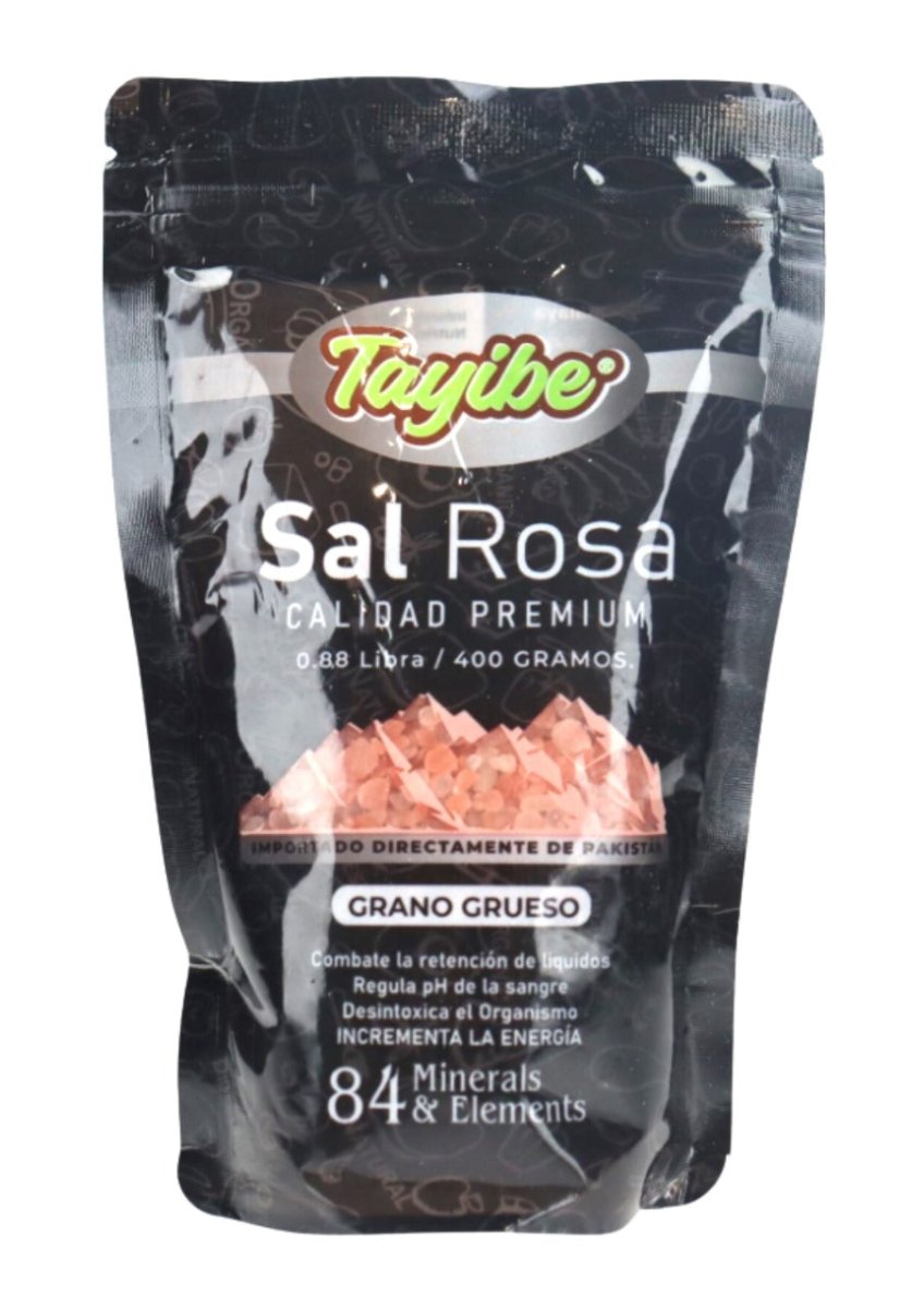 TAYIBE SAL ROSA GRANO GRUESO 400 GR - SUPERMIX