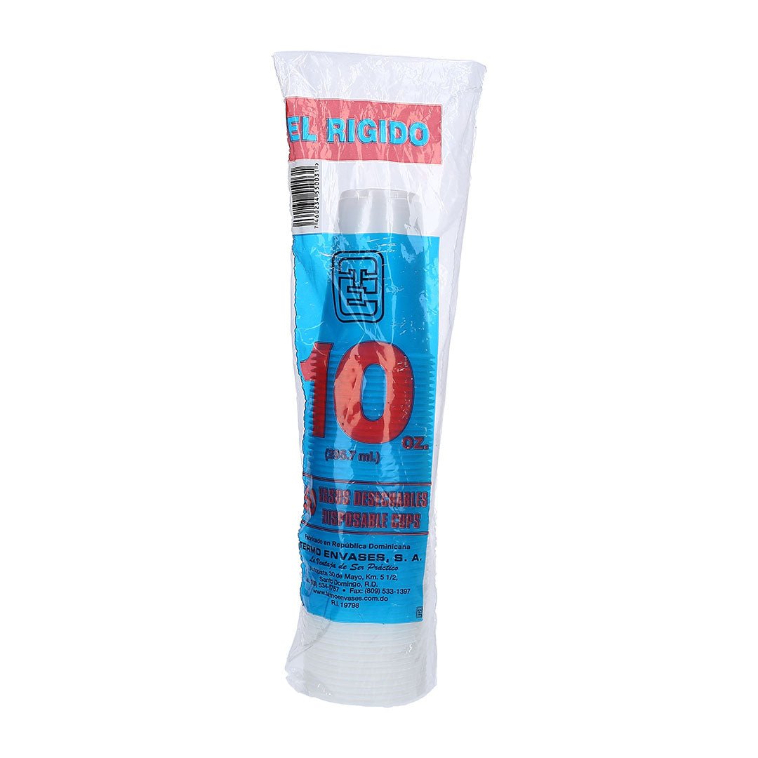 TERMO ENVASES VASO RIGIDO 10 ONZ. 50/50 - SUPERMIX