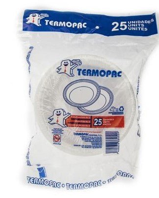 TERMOPAC PLATOS FOAM 9 LLANO - SUPERMIX