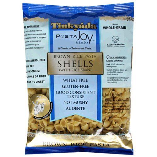 TNKYDA PASTA SHELLS BRN RICE 16 OZ - SUPERMIX