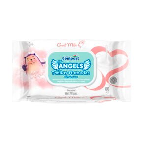 TOALLAS HUMEDAS ANGELS SIN AROMA 60 UNDS - SUPERMIX