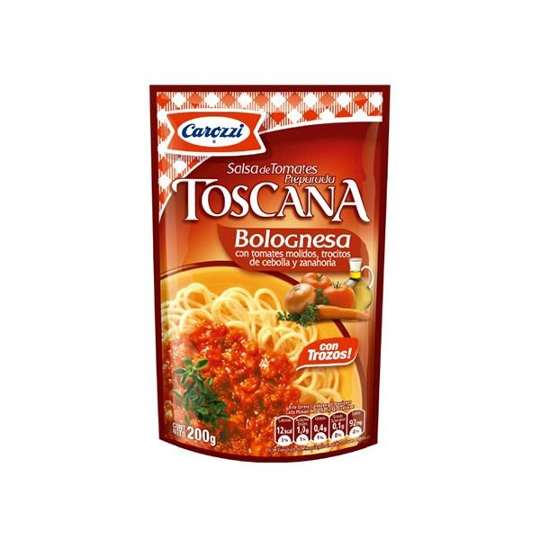 TOSCANA SALSA A LA BOLOGNESA 200 GR - SUPERMIX