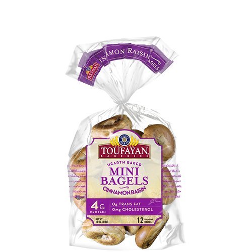 TOUFAYAN MINI BAGEL DE CANELA 18 OZ - SUPERMIX