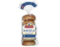 TOUFAYAN PLAIN BAGELS 20 OZ - SUPERMIX