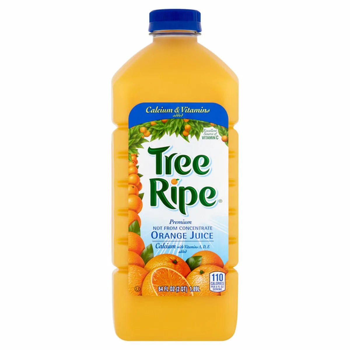 TREE RIPE PREMIUM ORANGE JUICE SIN PULPA 64 OZ - SUPERMIX