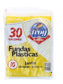 TROY FUNDAS 30 GALONES P/JARDIN - SUPERMIX