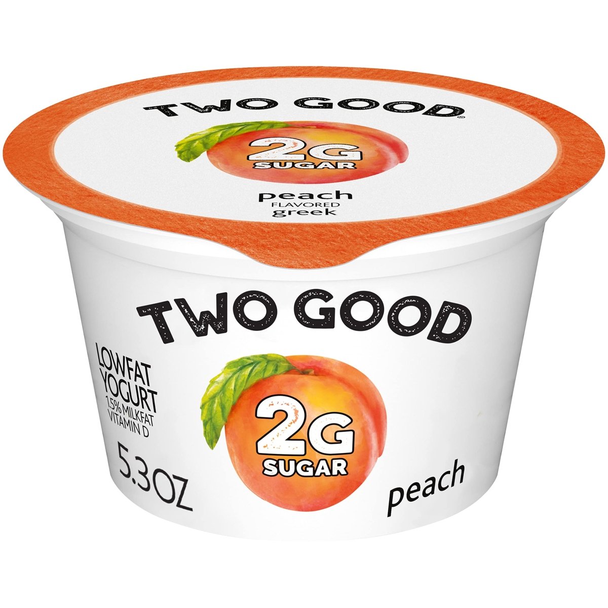 TWO GOOD YOGURT GRIEGO MELOCOTON 5.3 ONZ - SUPERMIX