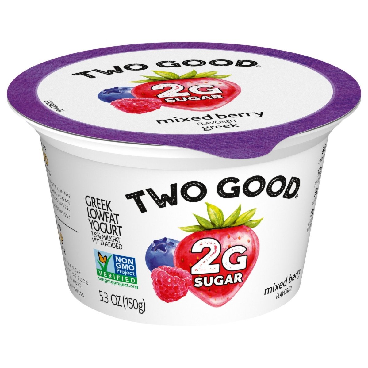 TWO GOOD YOGURT GRIEGO MIXBERRY 5.3 ONZ - SUPERMIX