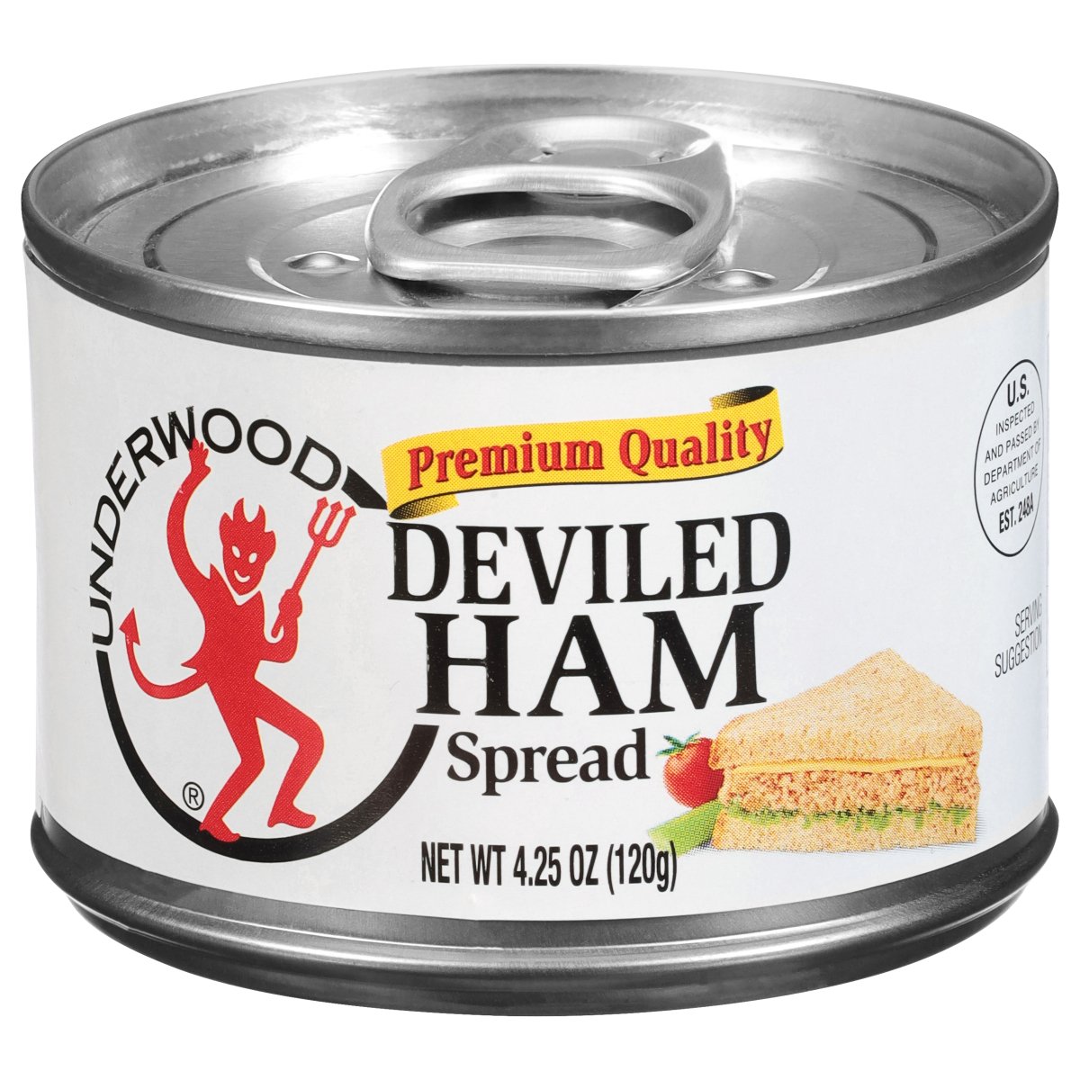UNDERWOOD DEVILED HAM ROAST SPREAD 4.25 OZ - SUPERMIX