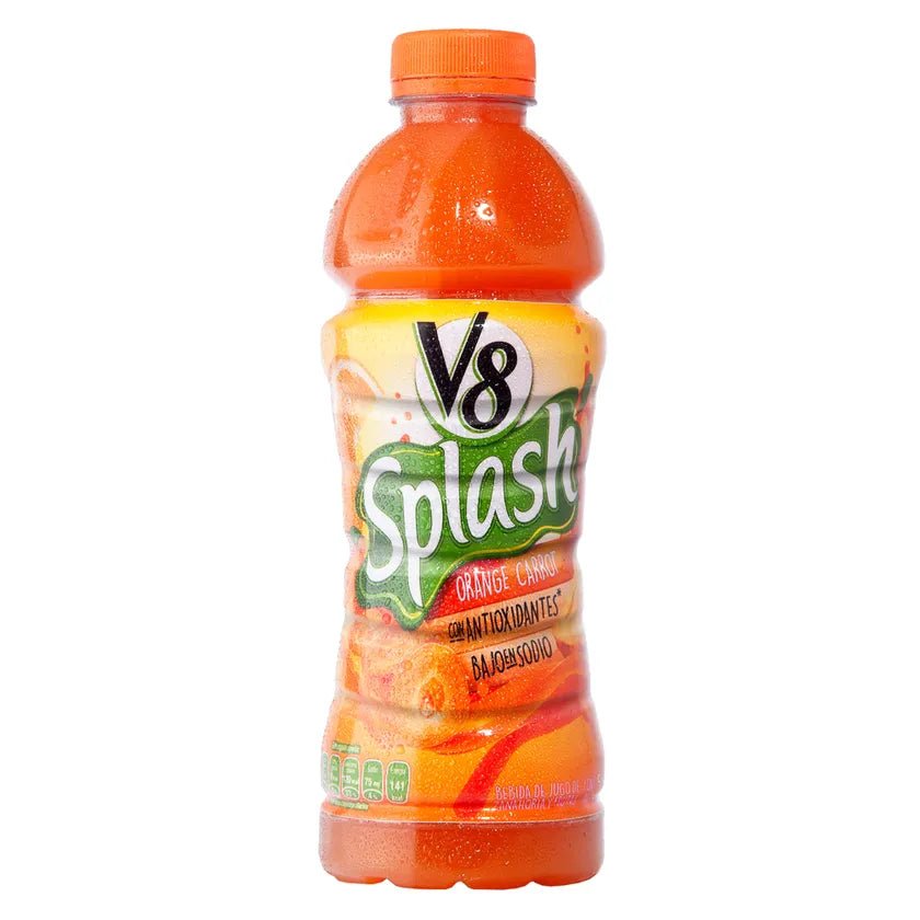V8 SPLASH ORANGE CARROT PET 24/500 ML - SUPERMIX