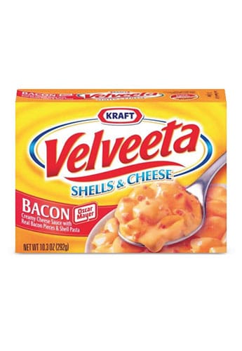 VELVEETA SHELLS & CHEESE BACON 10.3 OZ - SUPERMIX