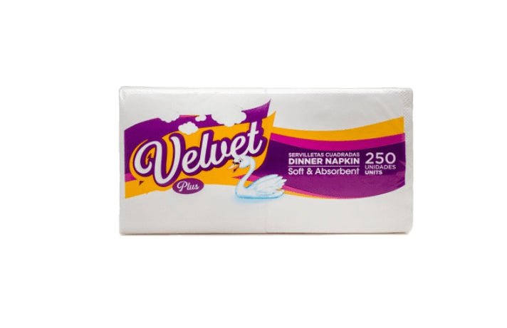 VELVET PLUS SERVILLETAS DINNER 250/1 10/1 - SUPERMIX