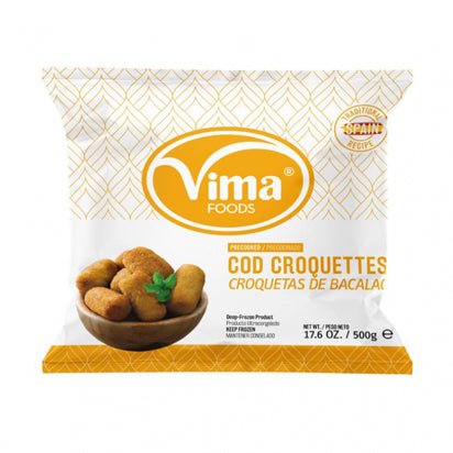 VIMA FOODS CROQUETAS DE BACALAO 500 GR - SUPERMIX