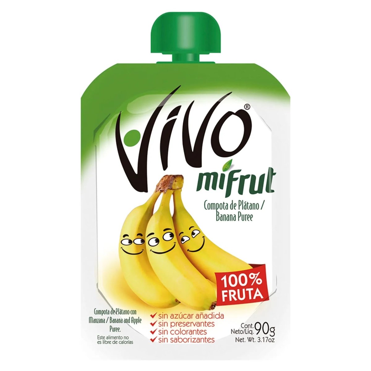 VIVO COMPOTA MIFRUT PLATANO 90 GRS - SUPERMIX