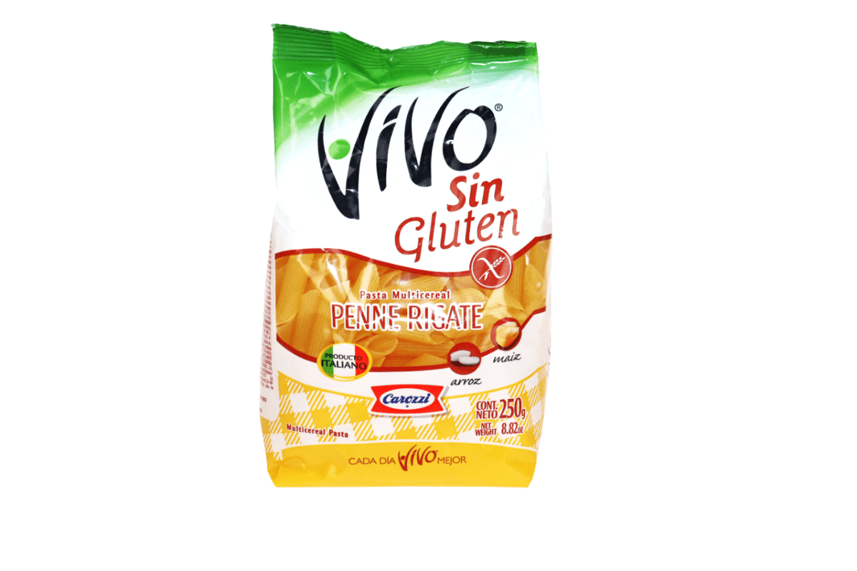 VIVO PENNE RIGATE MULTICEREAL SIN GLUTEN 250 GRS - SUPERMIX