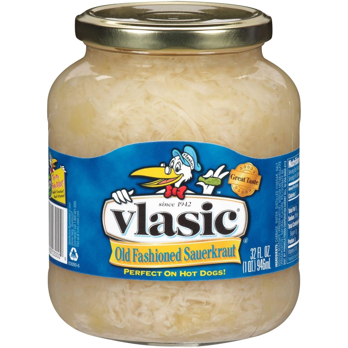 VL OLD FASHIONED SAURKRAUT 32 OZ - SUPERMIX
