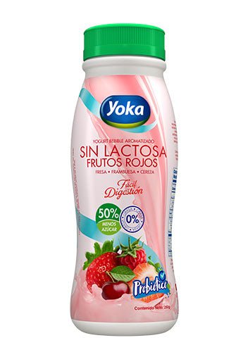 YOKA S LACTOSA FRUTOS ROJOS 8 OZ - SUPERMIX