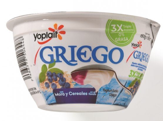 YOPLAIT YOGURT GRIEGO MORA/ CEREZA 0% 150 GR - SUPERMIX