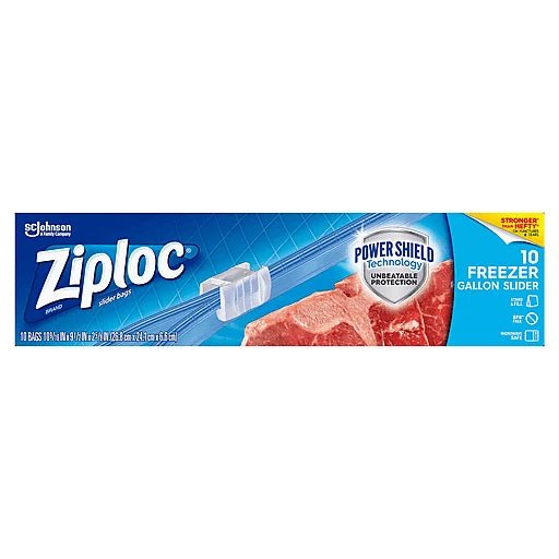 ZIPLOC SLIDER GALLON FREEZER BAG 10 CT. - SUPERMIX