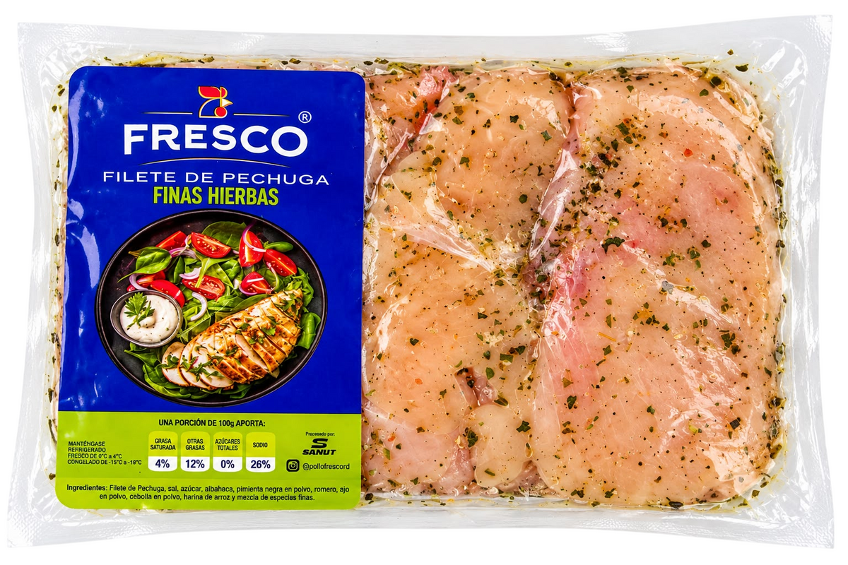 FILETE DE PECHUGA FINAS HIERBAS LB