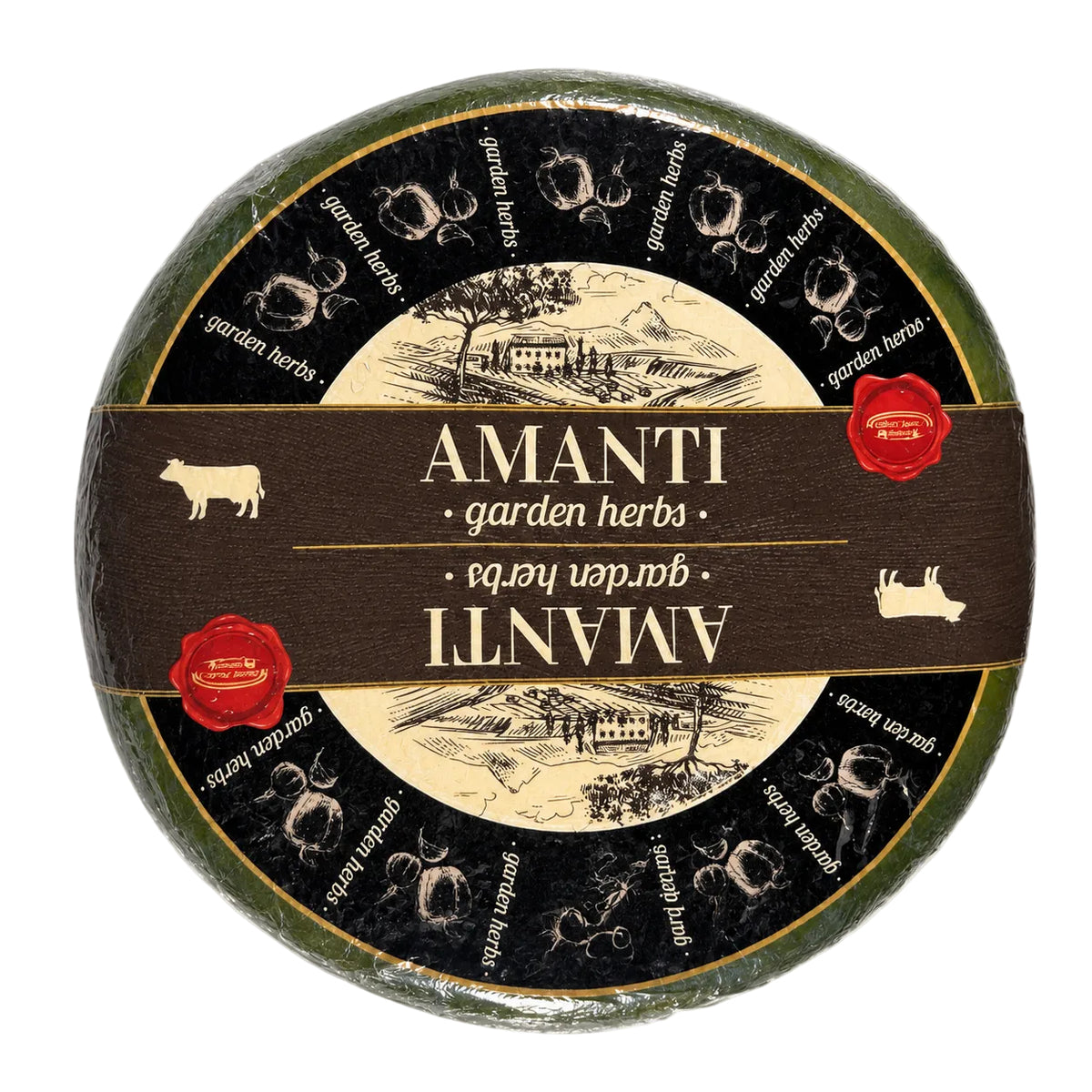 AMANTI  QUESO GOUDA C/FINAS HIERBAS LB