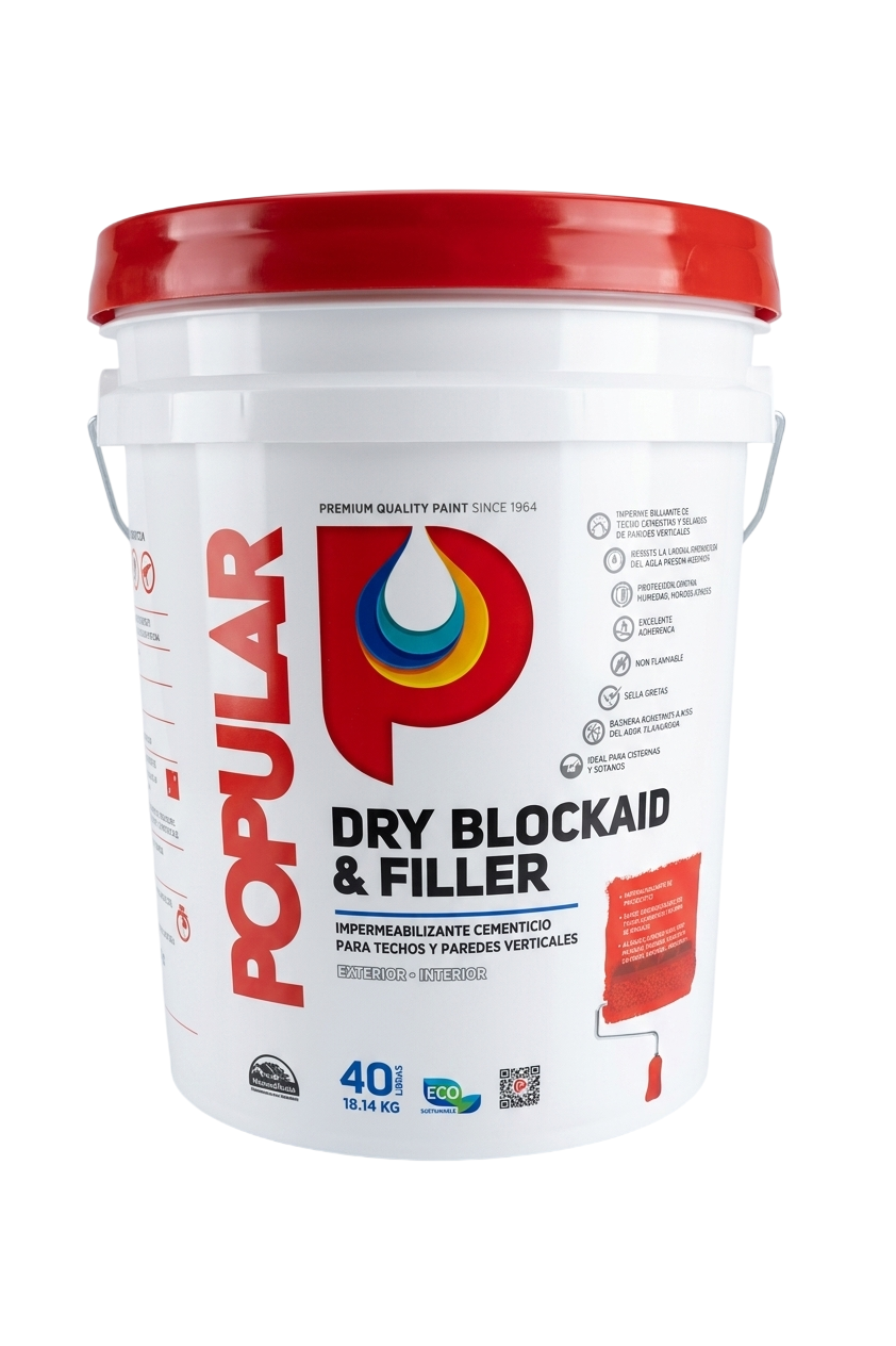 5GL. BLOCKAID BLANCO DE 40LBS POPULAR