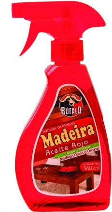 BUFALO ACEITE ROJO MADEIRA 360 CC. SPRAY