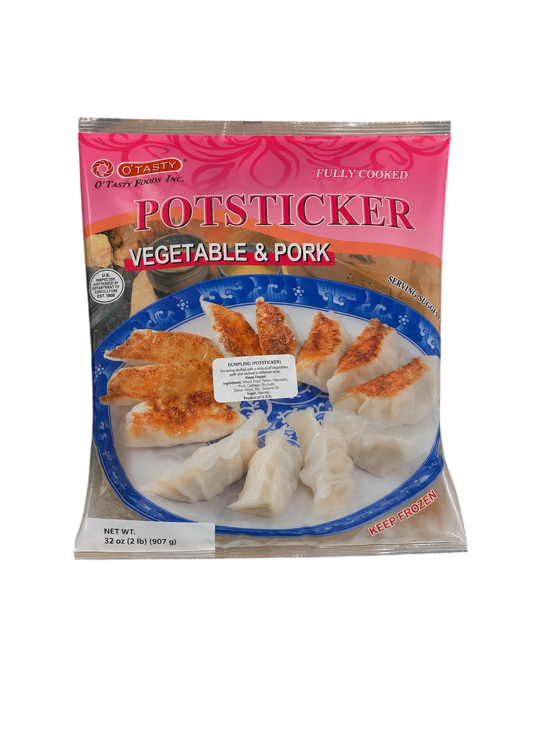 DUMPLING DE CERDO CON VEGETALES  2 LIBS