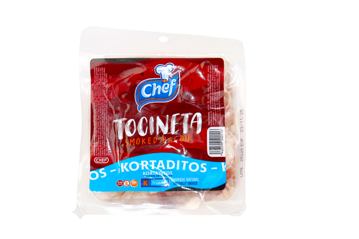 CHEF TOCINETA KORTADITOS 8 OZ