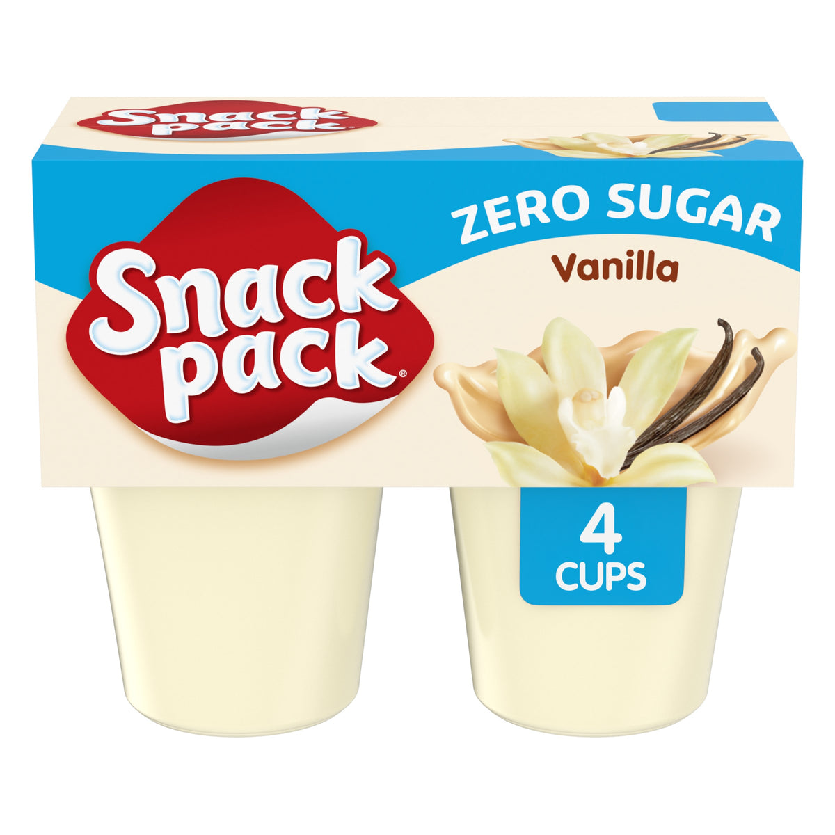 SNACK PACK PUDIN DE VAINILLA S/ AZUCAR 3.5 OZ