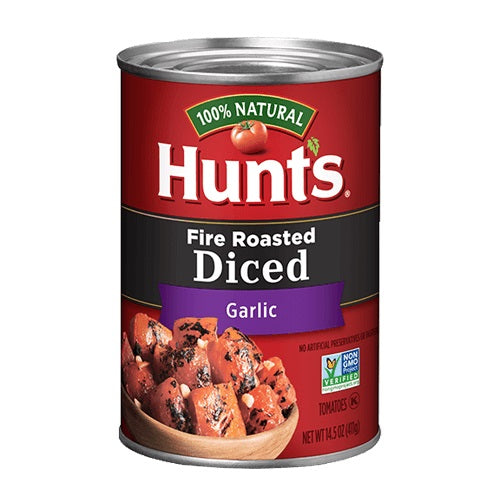 HUNTS TOMATE TROCEADO C/AJO 14.5 OZ