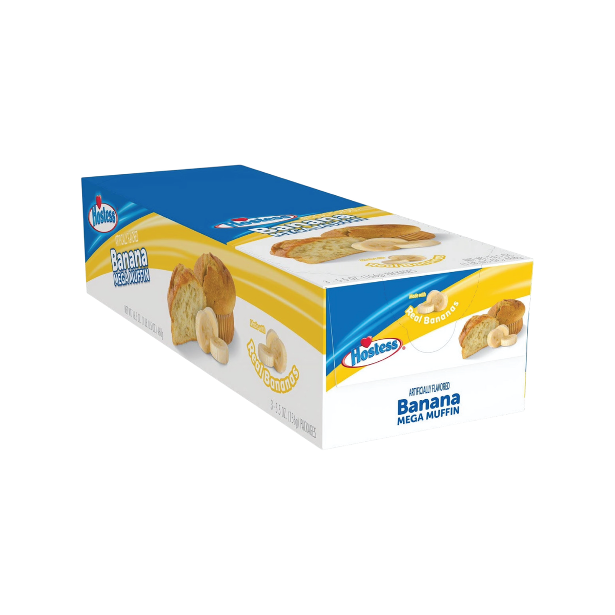 HOSTESS MEGA MUFFIN DE BANANA 5.5 OZ