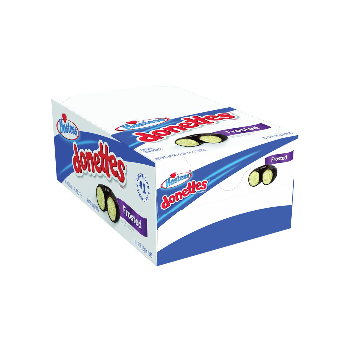 HOSTESS DONETTES MINI DONAS CHOCOLATE 3 OZ