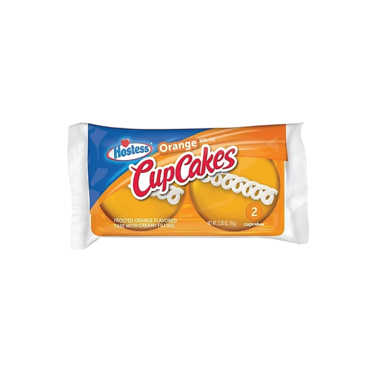 HOSTESS CUPCAKES DE NARANJA 3.38 OZ