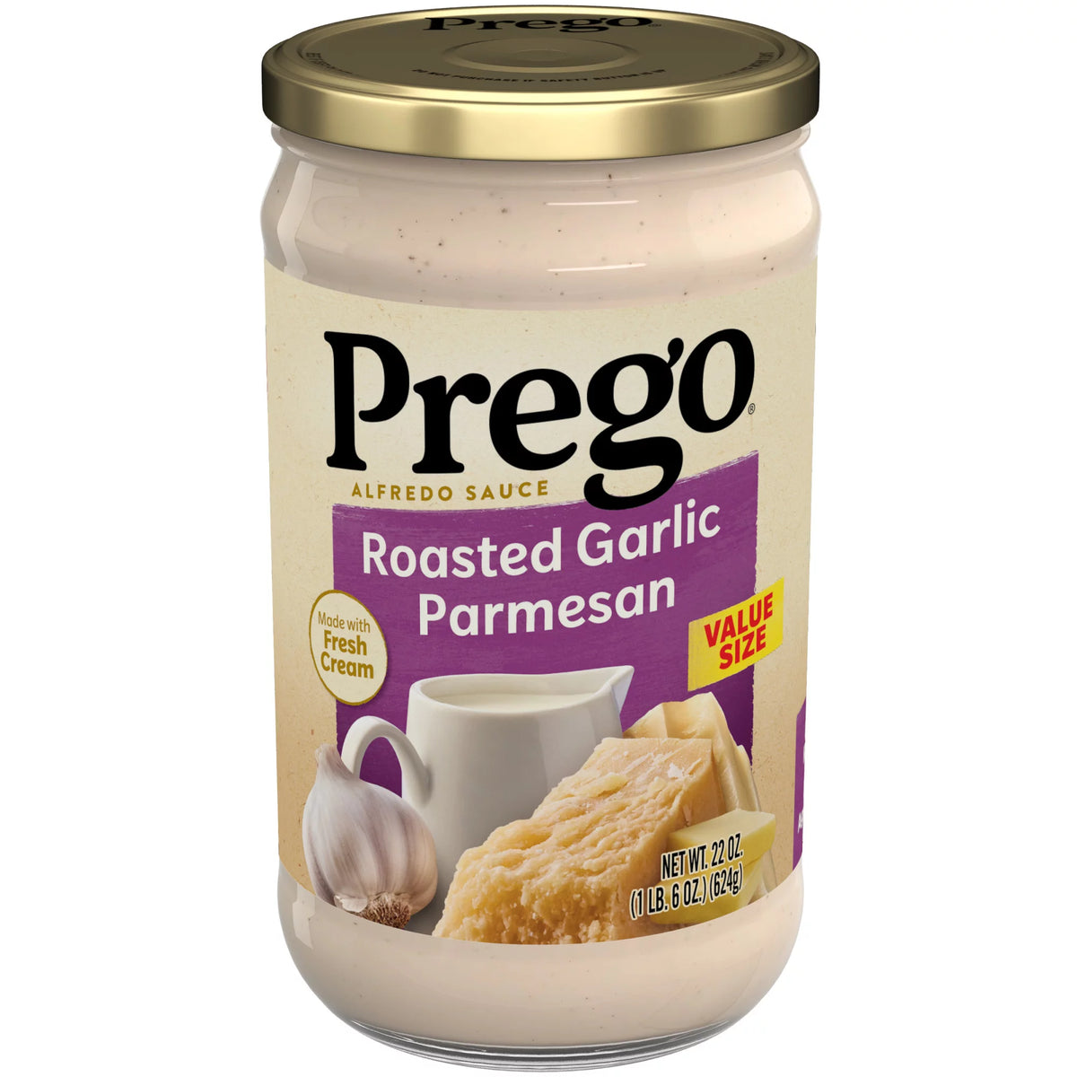 PREGO SALSA ASADO DE AJO Y PARMESANO 22 OZ
