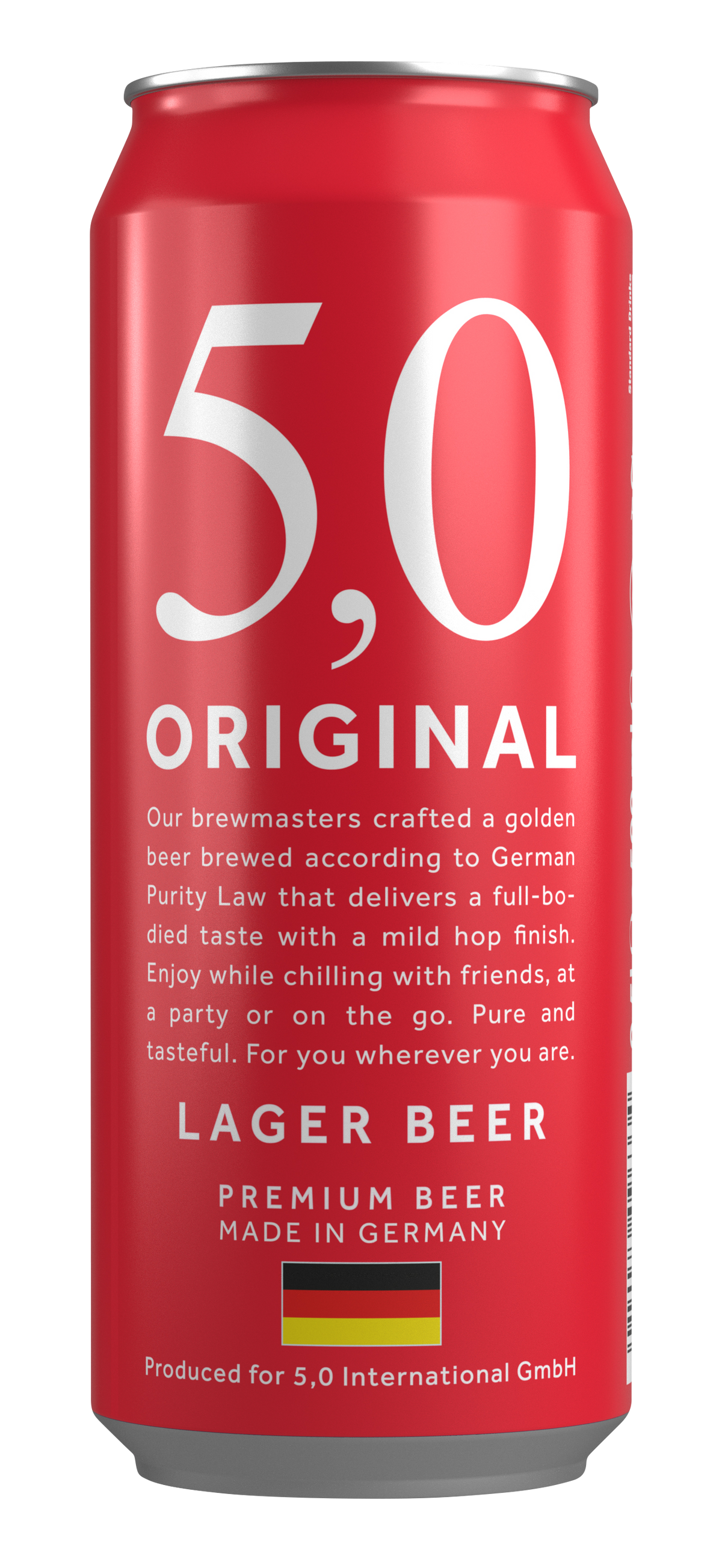 5,0 ORIGINAL CERVEZA LAGER LATA 500 ML