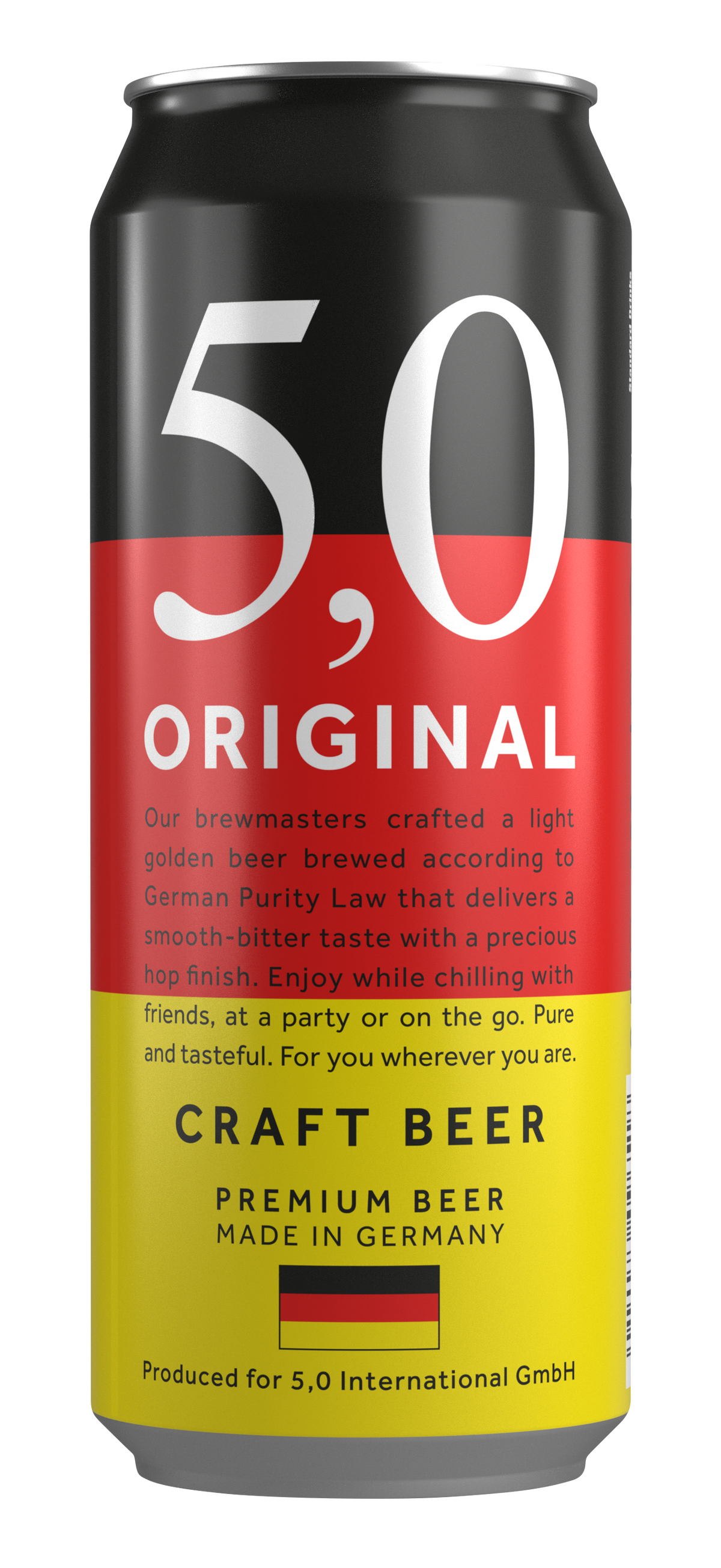 5,0 ORIGINAL CERVEZA CRAFT LATA 500 ML