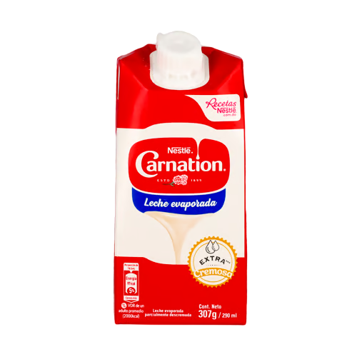 CARNATION LECHE EVAPORADA 290 ML/TETRA PACK