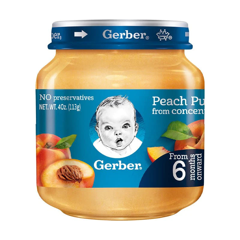 GERBER COMPOTA SABOR PERA 113 GR VIDRIO
