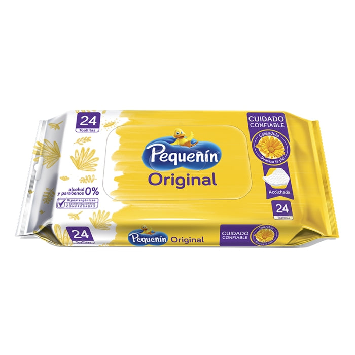 PEQUENIN TOALLITAS HUM. ALMENDRA 24