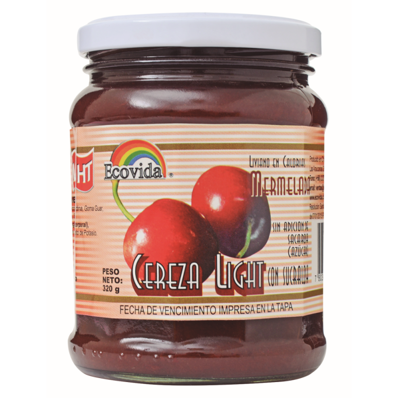 @ECOVIDA MERMELADA CEREZA LIGHT 320 GRS