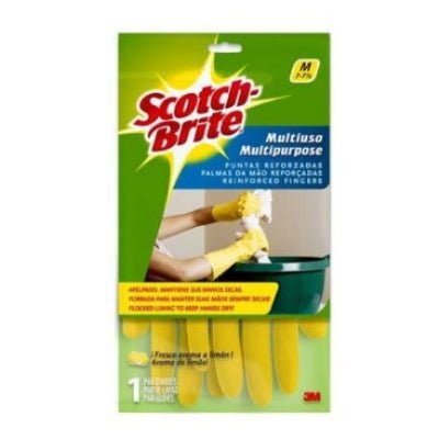 3M SCOTCH BRITE GUANTES MULTIUSOS MED. DE LATEX - SUPERMIX