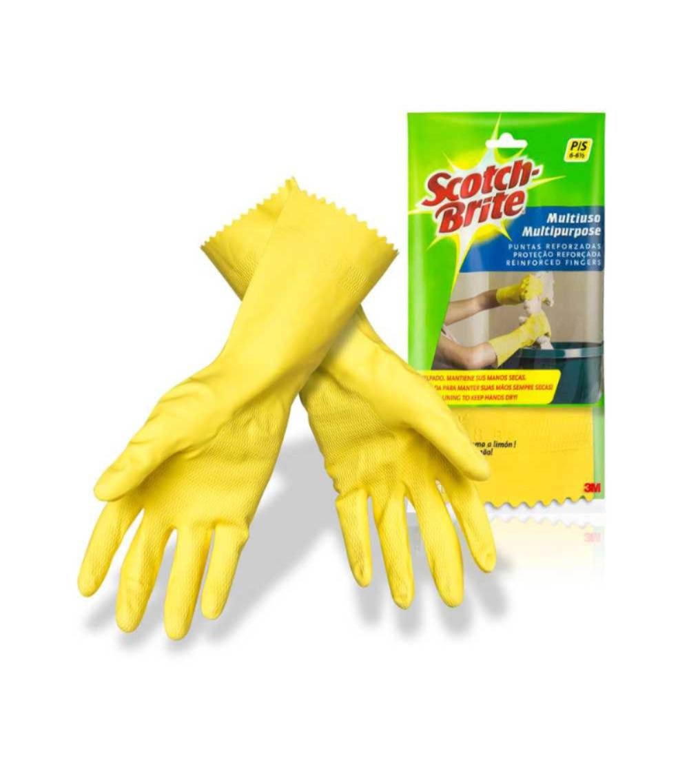 3M SCOTCH BRITE GUANTES MULTIUSOS PEQ. DE LATEX - SUPERMIX