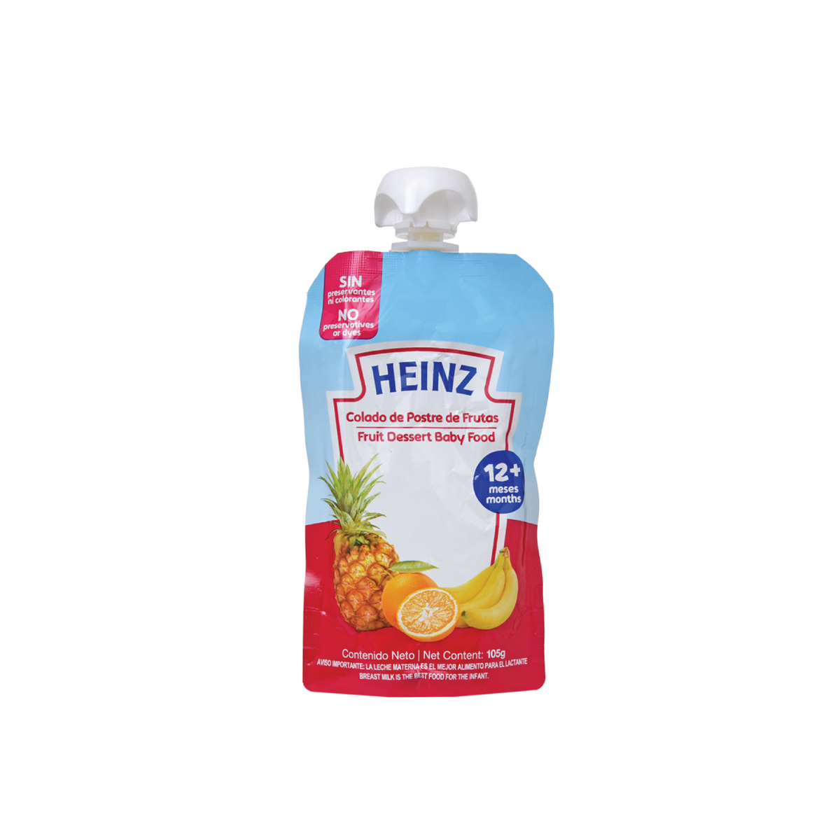 HEINZ COMPOTA POSTRE DE FRUTAS 105 GR FLEX PACK
