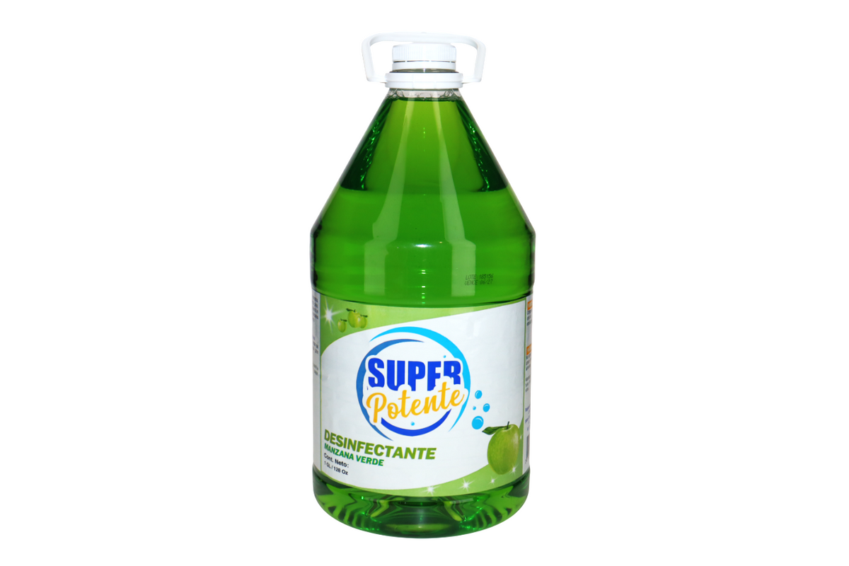 SUPERPOTENTE DESINFECTANTE MANZANA VERDE 1 GL