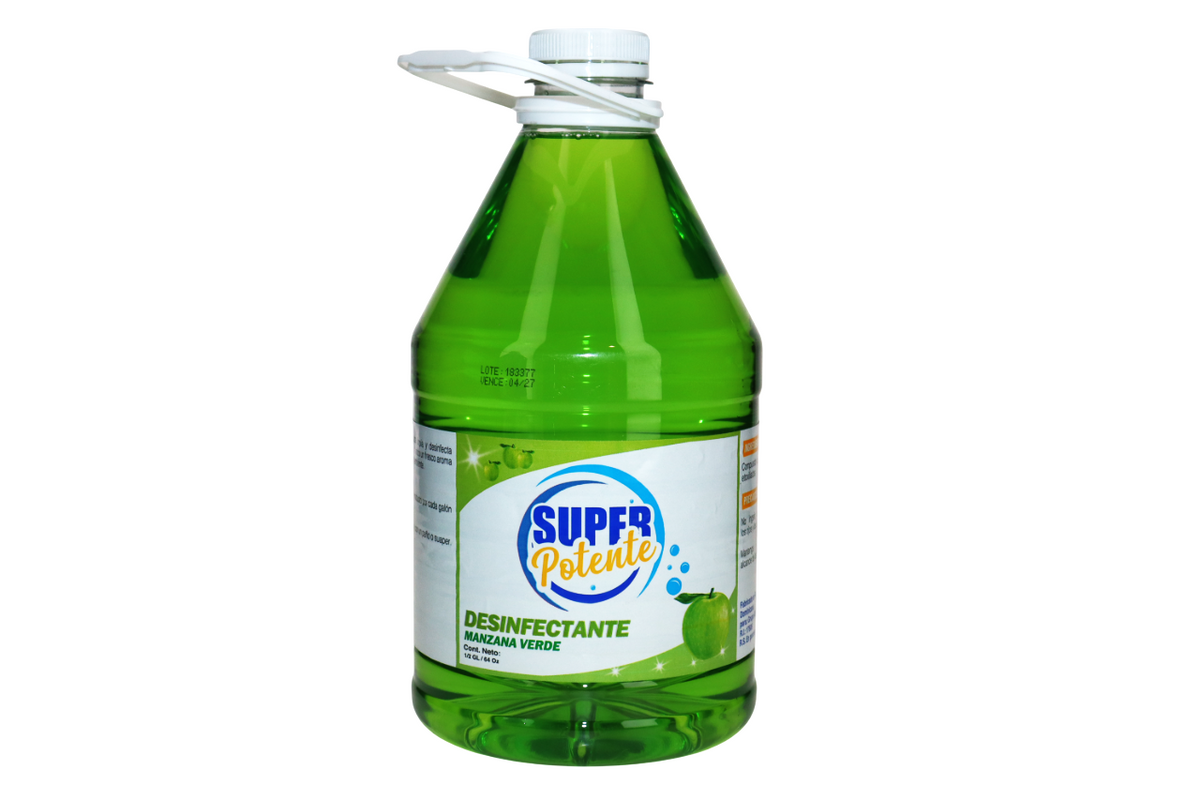 SUPERPOTENTE DESINFECTANTE MANZANA VERDE 2 LT