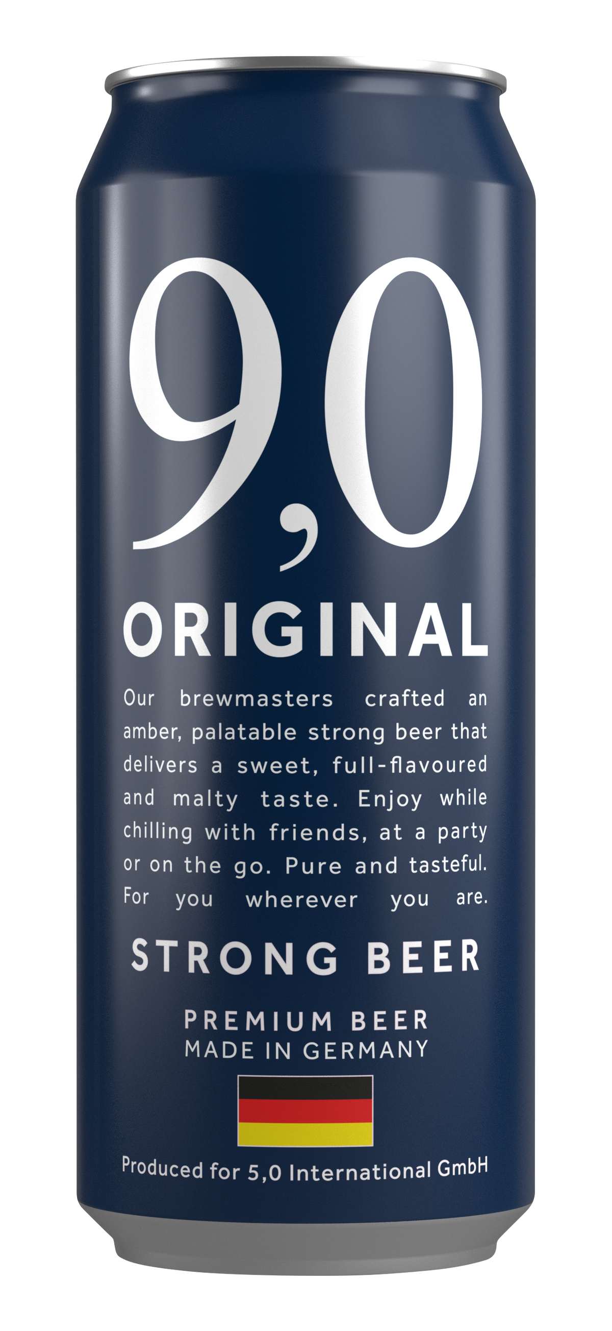 9,0 ORIGINAL CERVEZA FUERTE 9% ALC. LATA 500 ML