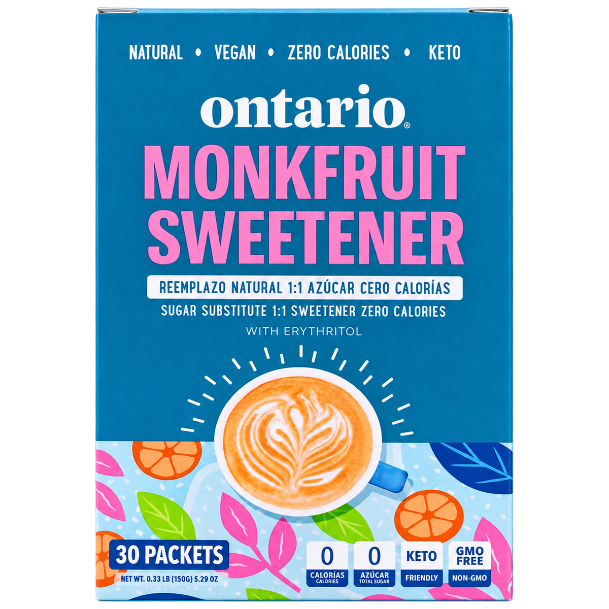 ONTARIO MONK FRUIT SWEETNER 5 GR