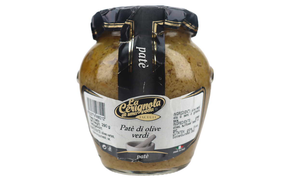 LA CERIGNOLA PATE DE ACEITUNAS VERDES 314 GR