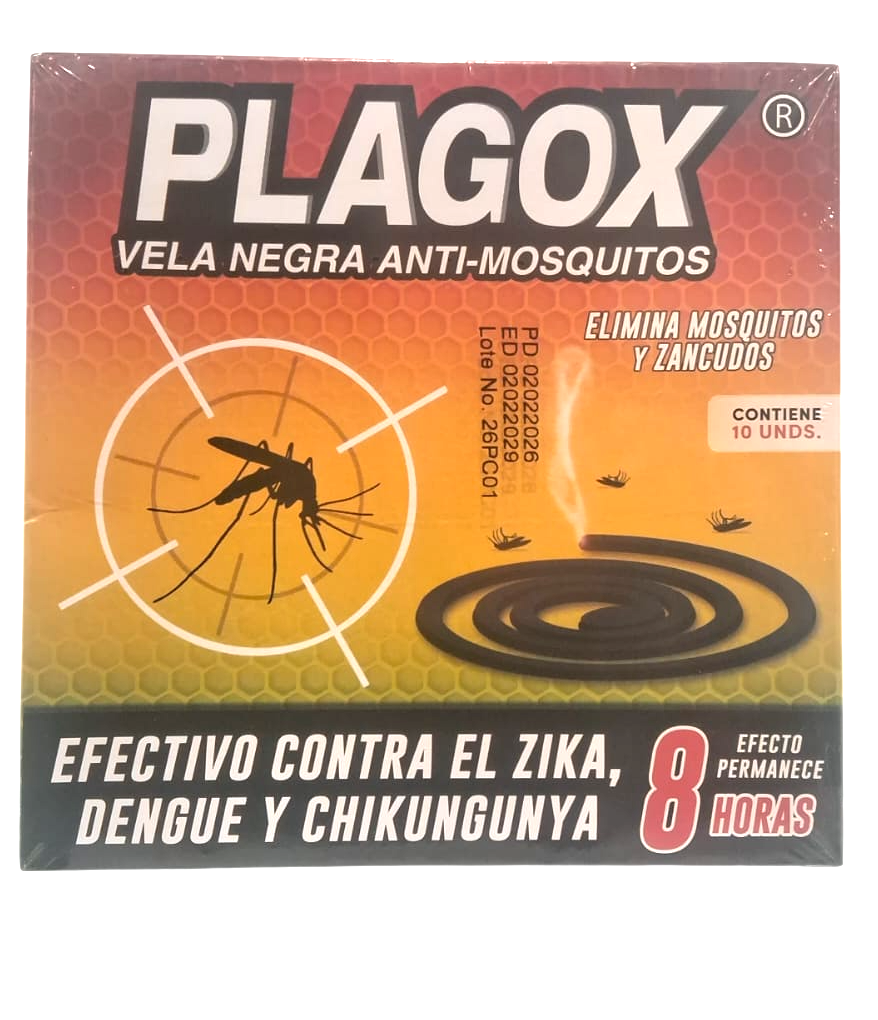 PLAGOX INSECTICIDA ESPIRALES NEGROS